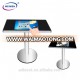 Popular multi function circular lcd display touch screen bar table