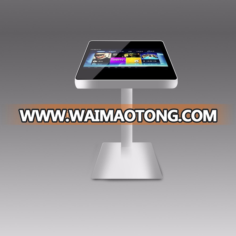 all in one multimedia interactive capacitive multi touch table for restaurant/coffee shop